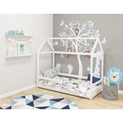 Otroška postelja 4kids House White