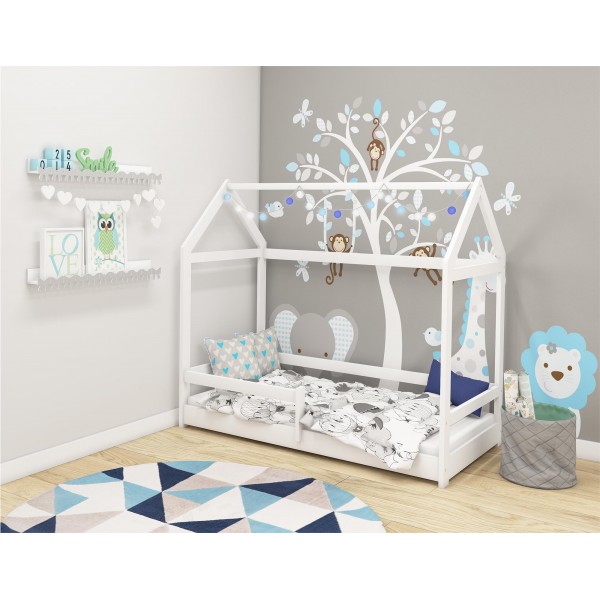 Otroška postelja 4kids House White