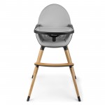 Stolček za hranjenje 2v1 Kinderkraft FINI - black