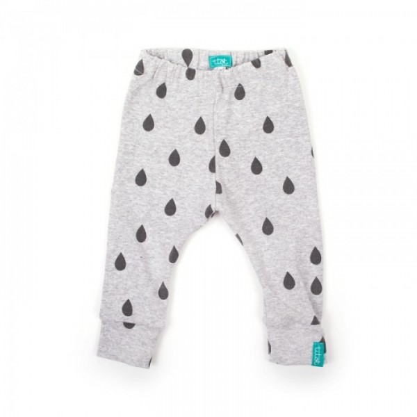 Hlačke Titot Grey Drops 6-9m